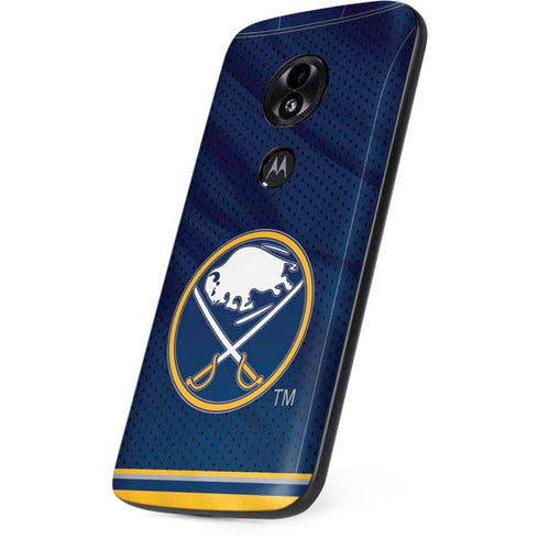 NHL Buffalo Sabres Home Jersey Moto E5 Play Skin